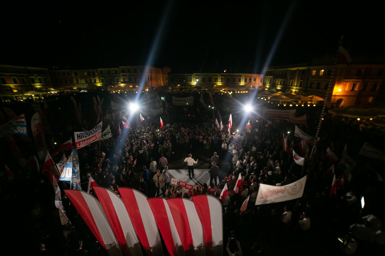  Andrzej Duda w Zamościu (zdjęcie 1) - Autor: Kazimierz Chmiel