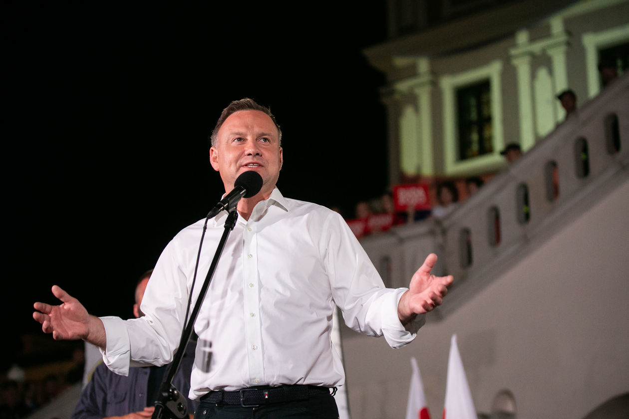  Andrzej Duda w Zamościu (zdjęcie 1) - Autor: Kazimierz Chmiel