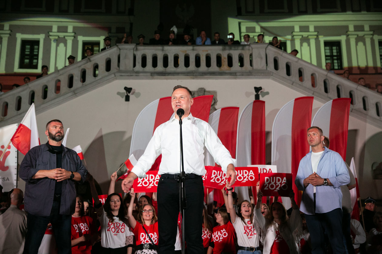  Andrzej Duda w Zamościu (zdjęcie 1) - Autor: Kazimierz Chmiel