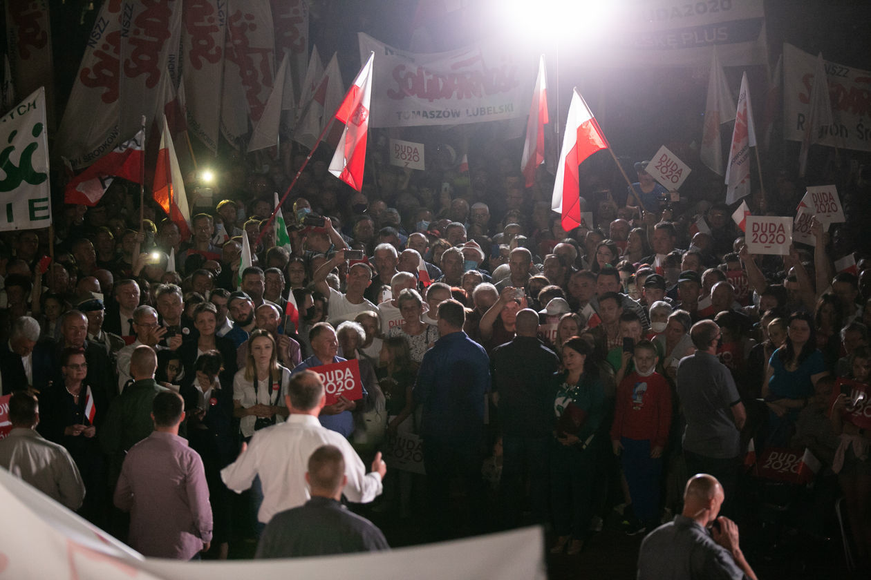  Andrzej Duda w Zamościu (zdjęcie 1) - Autor: Kazimierz Chmiel