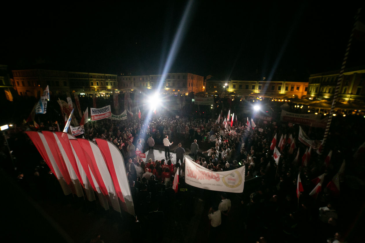  Andrzej Duda w Zamościu (zdjęcie 1) - Autor: Kazimierz Chmiel