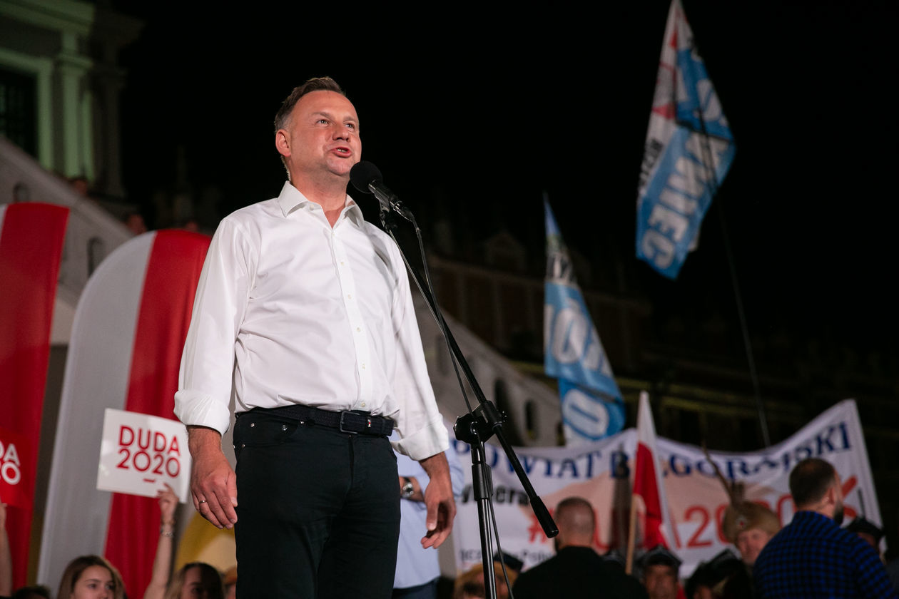  Andrzej Duda w Zamościu (zdjęcie 1) - Autor: Kazimierz Chmiel