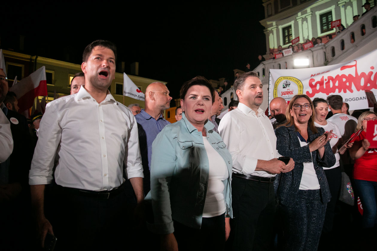  Andrzej Duda w Zamościu (zdjęcie 1) - Autor: Kazimierz Chmiel
