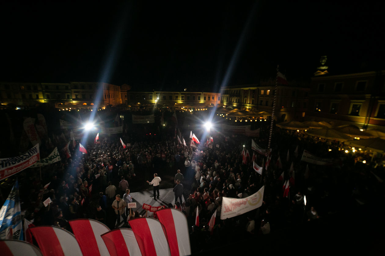  Andrzej Duda w Zamościu (zdjęcie 1) - Autor: Kazimierz Chmiel