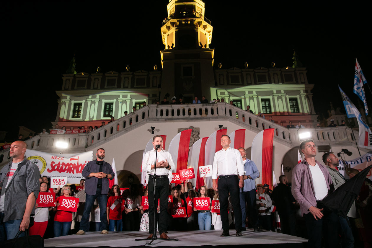  Andrzej Duda w Zamościu (zdjęcie 1) - Autor: Kazimierz Chmiel