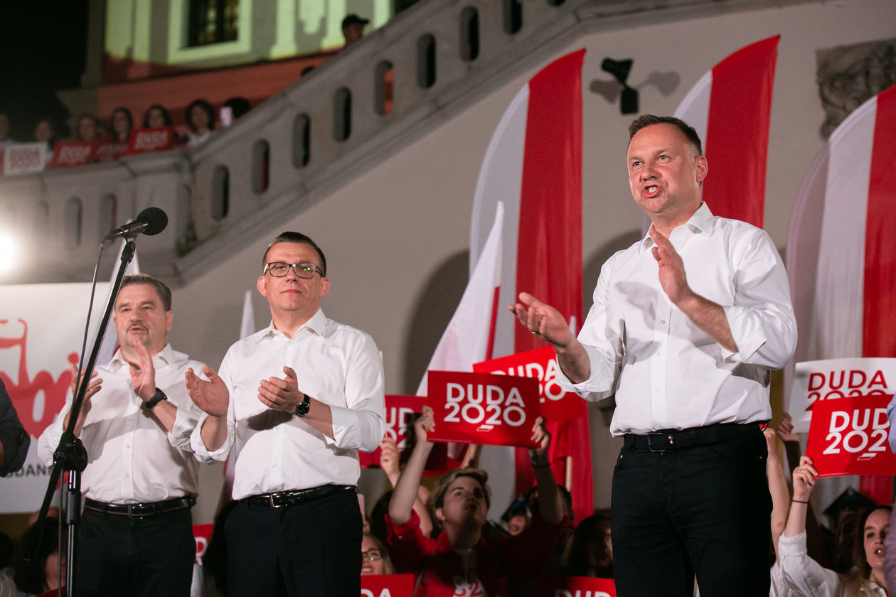  Andrzej Duda w Zamościu (zdjęcie 1) - Autor: Kazimierz Chmiel