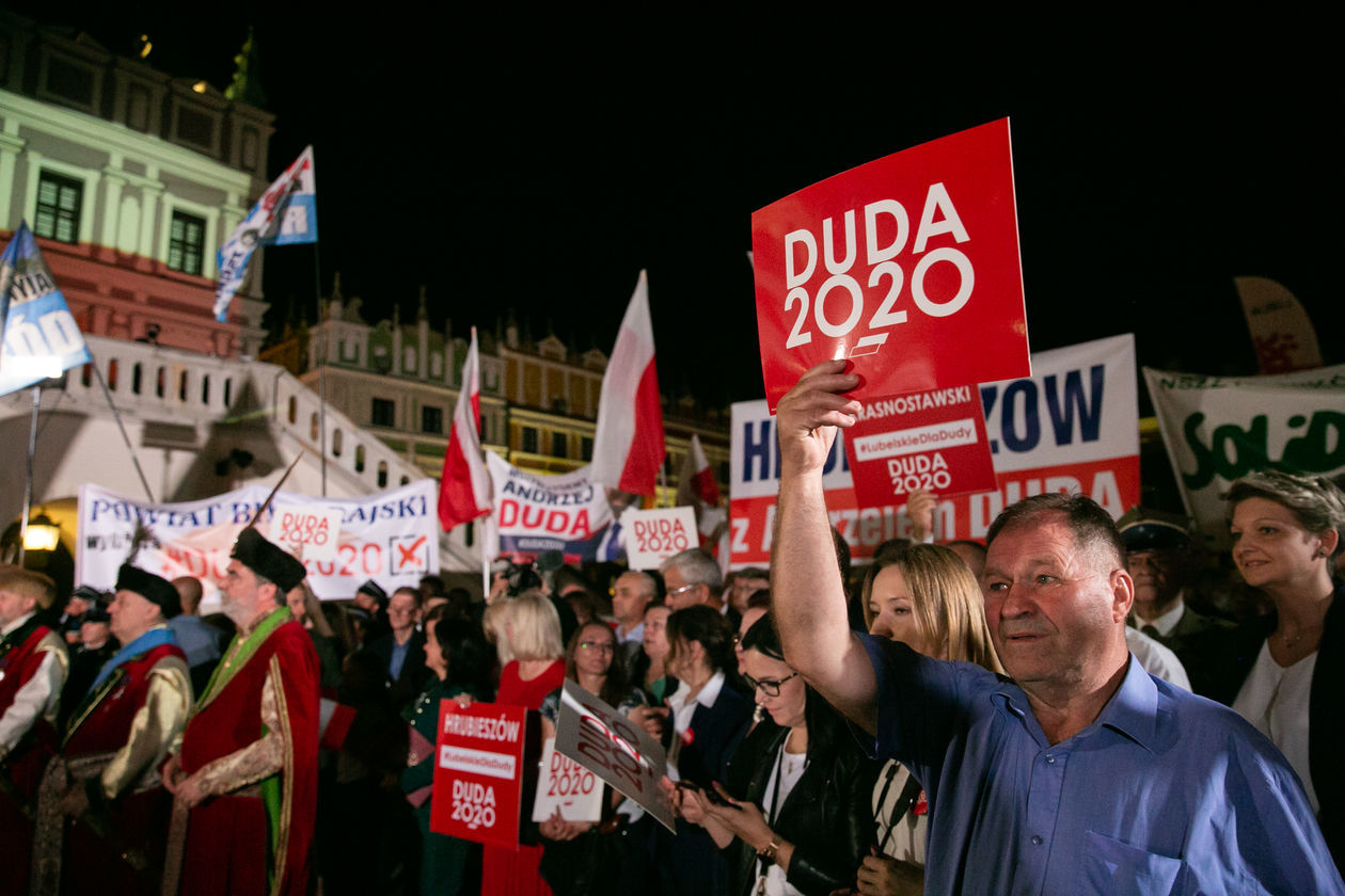  Andrzej Duda w Zamościu (zdjęcie 1) - Autor: Kazimierz Chmiel