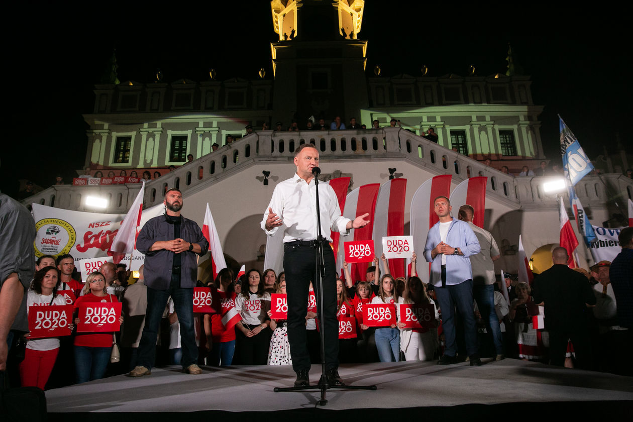  Andrzej Duda w Zamościu (zdjęcie 1) - Autor: Kazimierz Chmiel