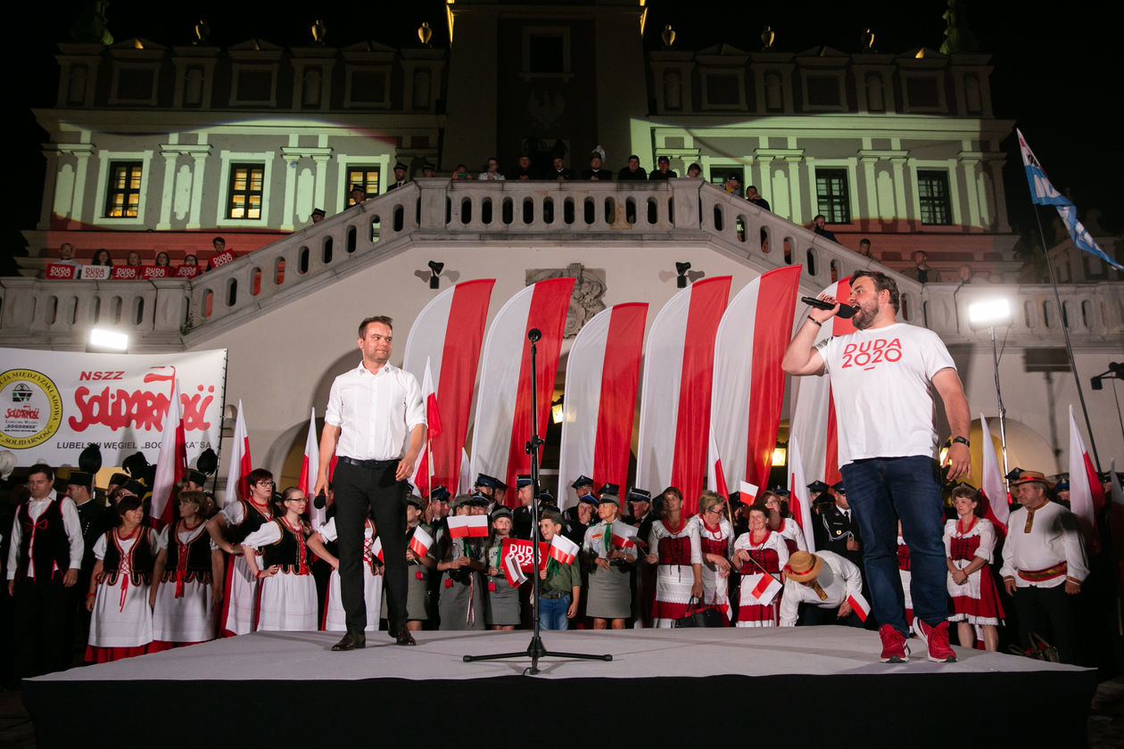  Andrzej Duda w Zamościu (zdjęcie 1) - Autor: Kazimierz Chmiel