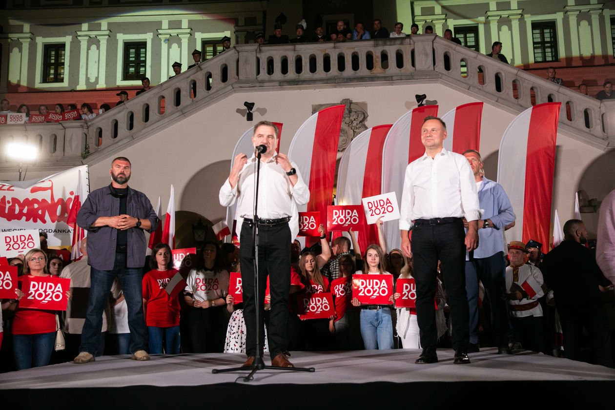  Andrzej Duda w Zamościu (zdjęcie 1) - Autor: Kazimierz Chmiel