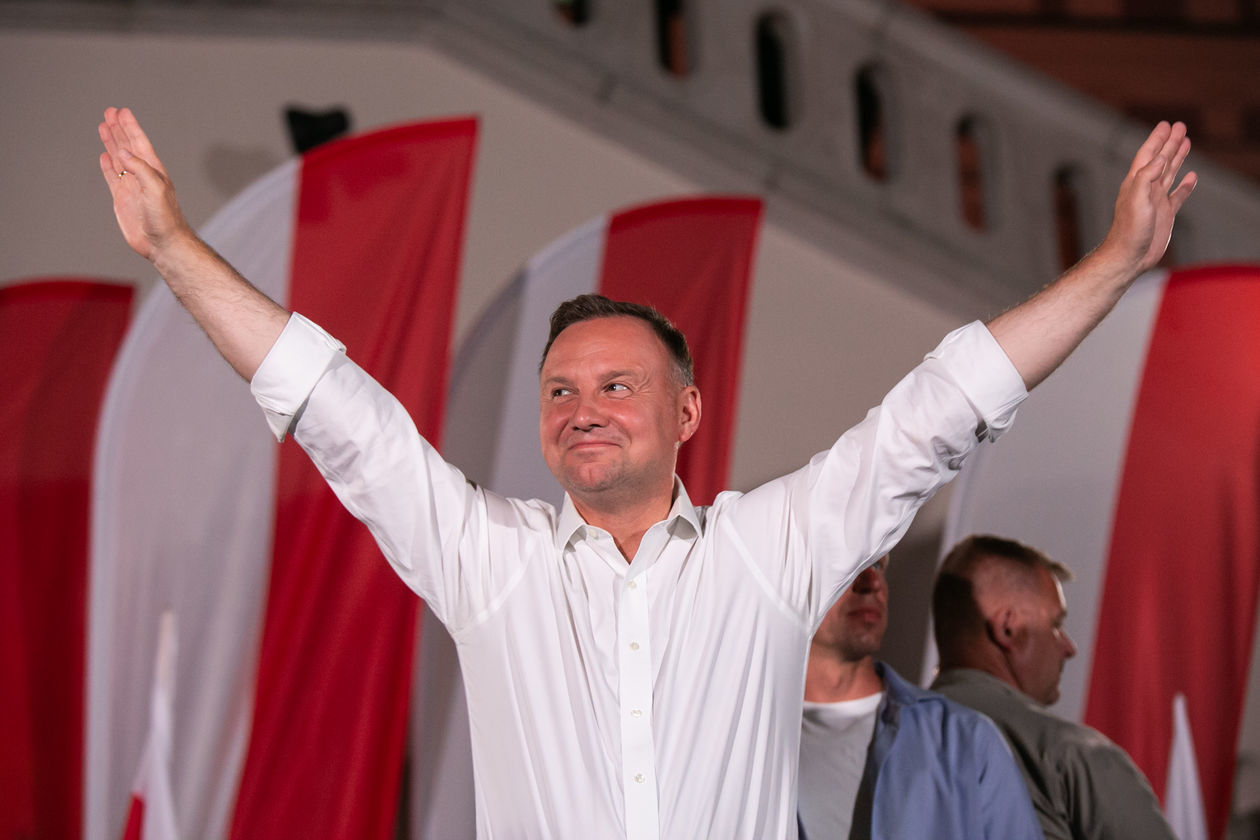  Andrzej Duda w Zamościu (zdjęcie 1) - Autor: Kazimierz Chmiel