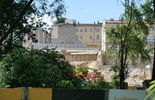 Straż pożarna na terenie budowy nowej części SPSK1 w Lublinie (zdjęcie 4)