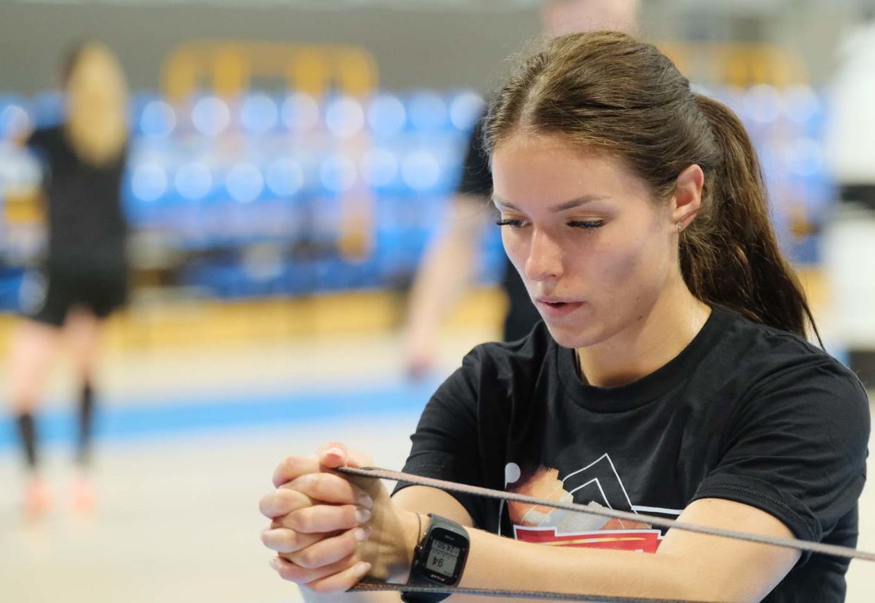  Trening piłkarek ręcznych MKS-u Perły Lublin w hali Globus (zdjęcie 1) - Autor: Maciej Kaczanowski