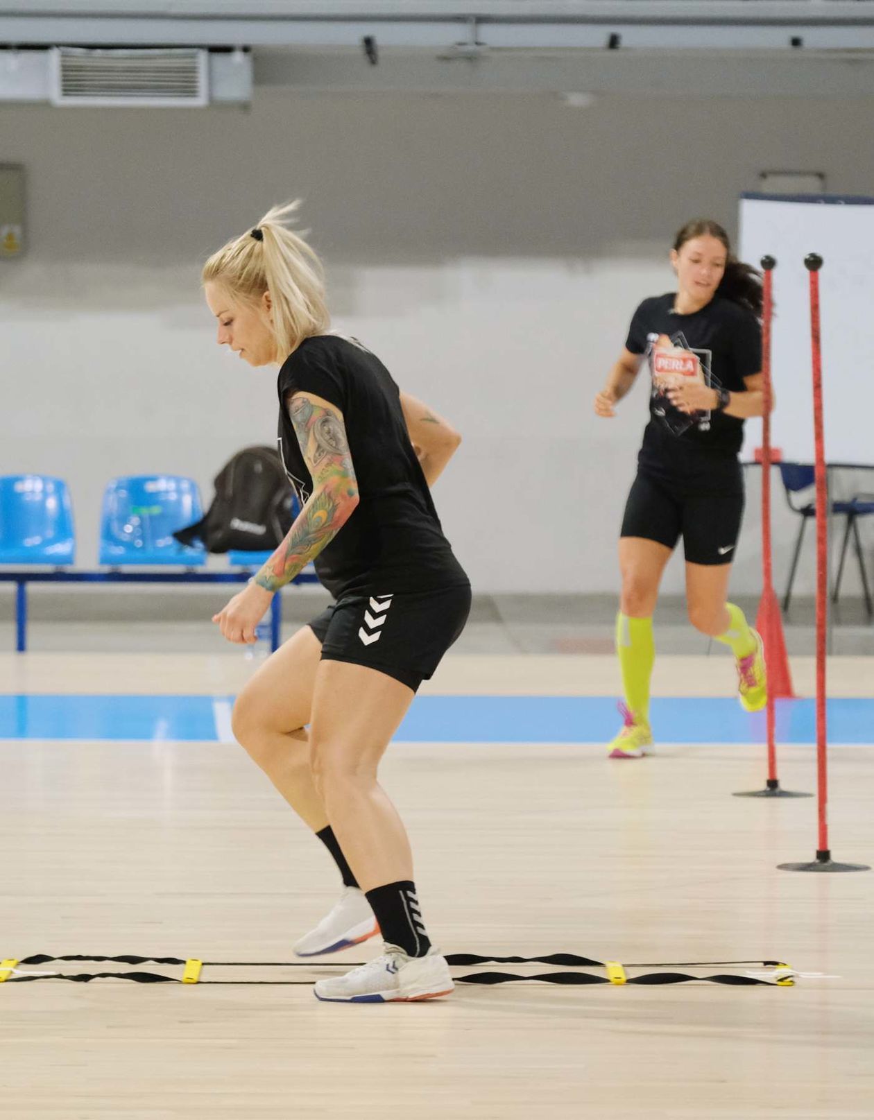  Trening piłkarek ręcznych MKS-u Perły Lublin w hali Globus (zdjęcie 1) - Autor: Maciej Kaczanowski