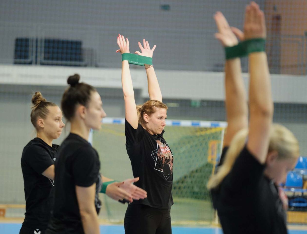  Trening piłkarek ręcznych MKS-u Perły Lublin w hali Globus (zdjęcie 1) - Autor: Maciej Kaczanowski