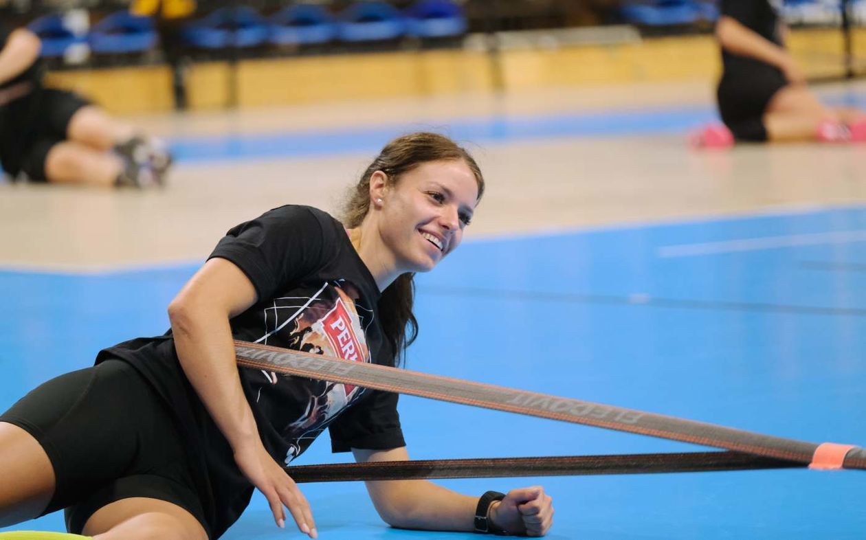  Trening piłkarek ręcznych MKS-u Perły Lublin w hali Globus (zdjęcie 1) - Autor: Maciej Kaczanowski