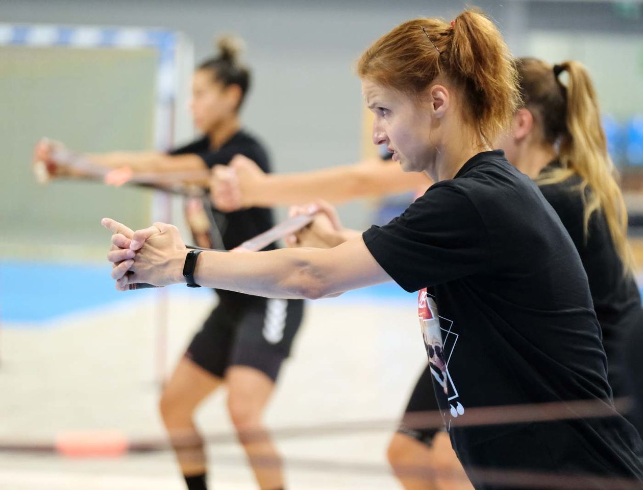  Trening piłkarek ręcznych MKS-u Perły Lublin w hali Globus (zdjęcie 1) - Autor: Maciej Kaczanowski