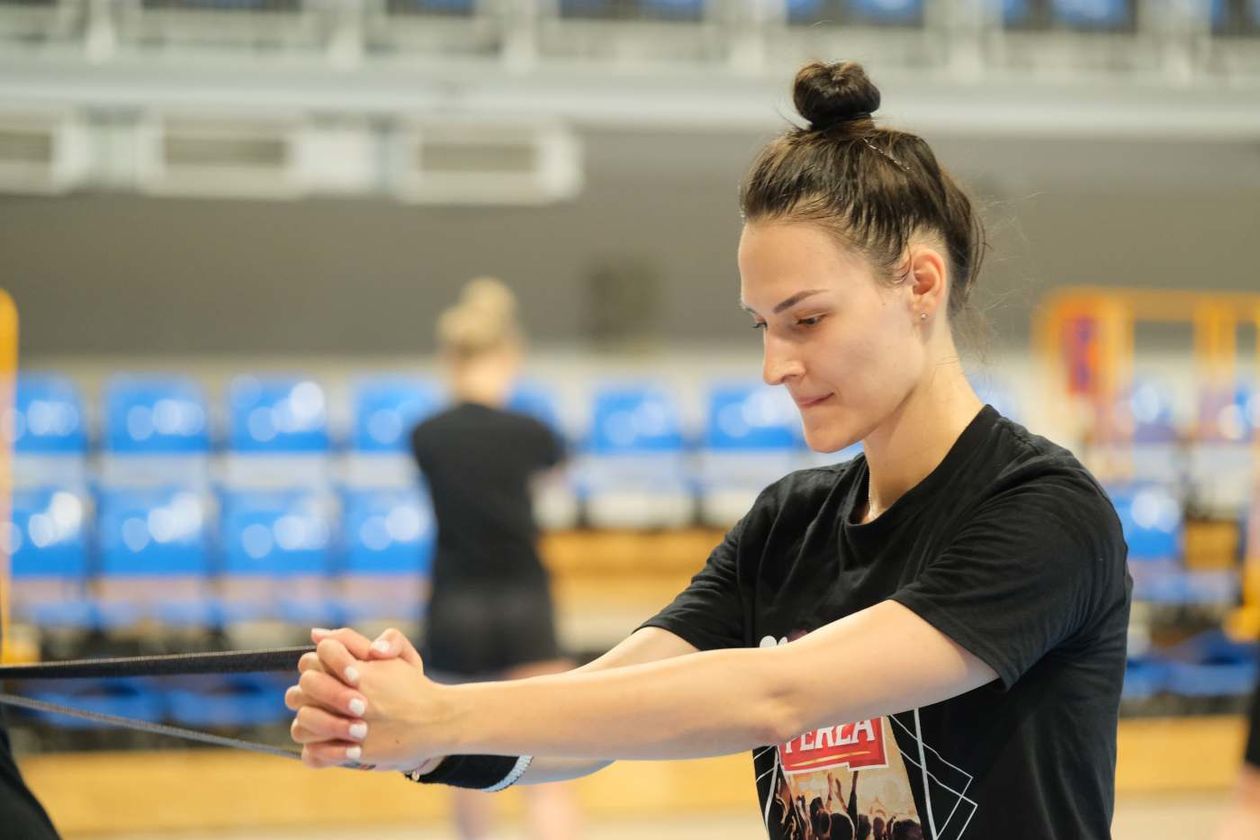  Trening piłkarek ręcznych MKS-u Perły Lublin w hali Globus (zdjęcie 1) - Autor: Maciej Kaczanowski