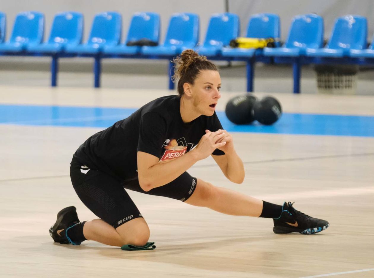  Trening piłkarek ręcznych MKS-u Perły Lublin w hali Globus (zdjęcie 1) - Autor: Maciej Kaczanowski