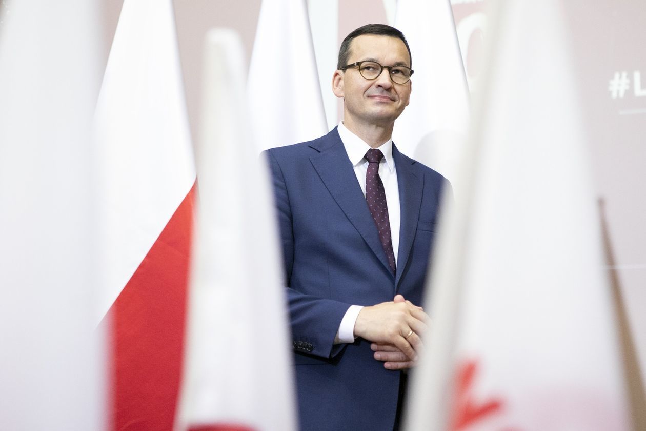  Premier Mateusz Morawiecki na uroczystości rocznicy Lubelskiego Lipca (zdjęcie 1) - Autor: Jacek Szydłowski