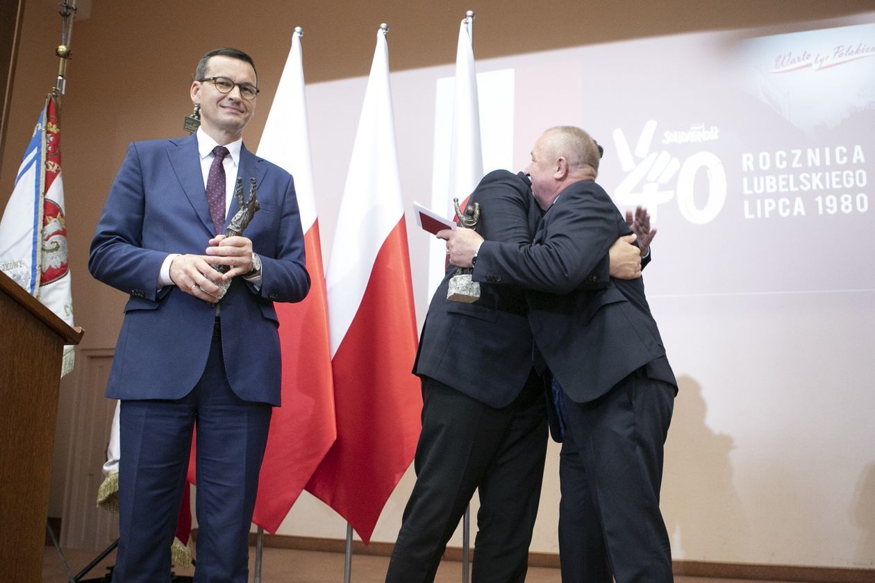  Premier Mateusz Morawiecki na uroczystości rocznicy Lubelskiego Lipca (zdjęcie 1) - Autor: Jacek Szydłowski