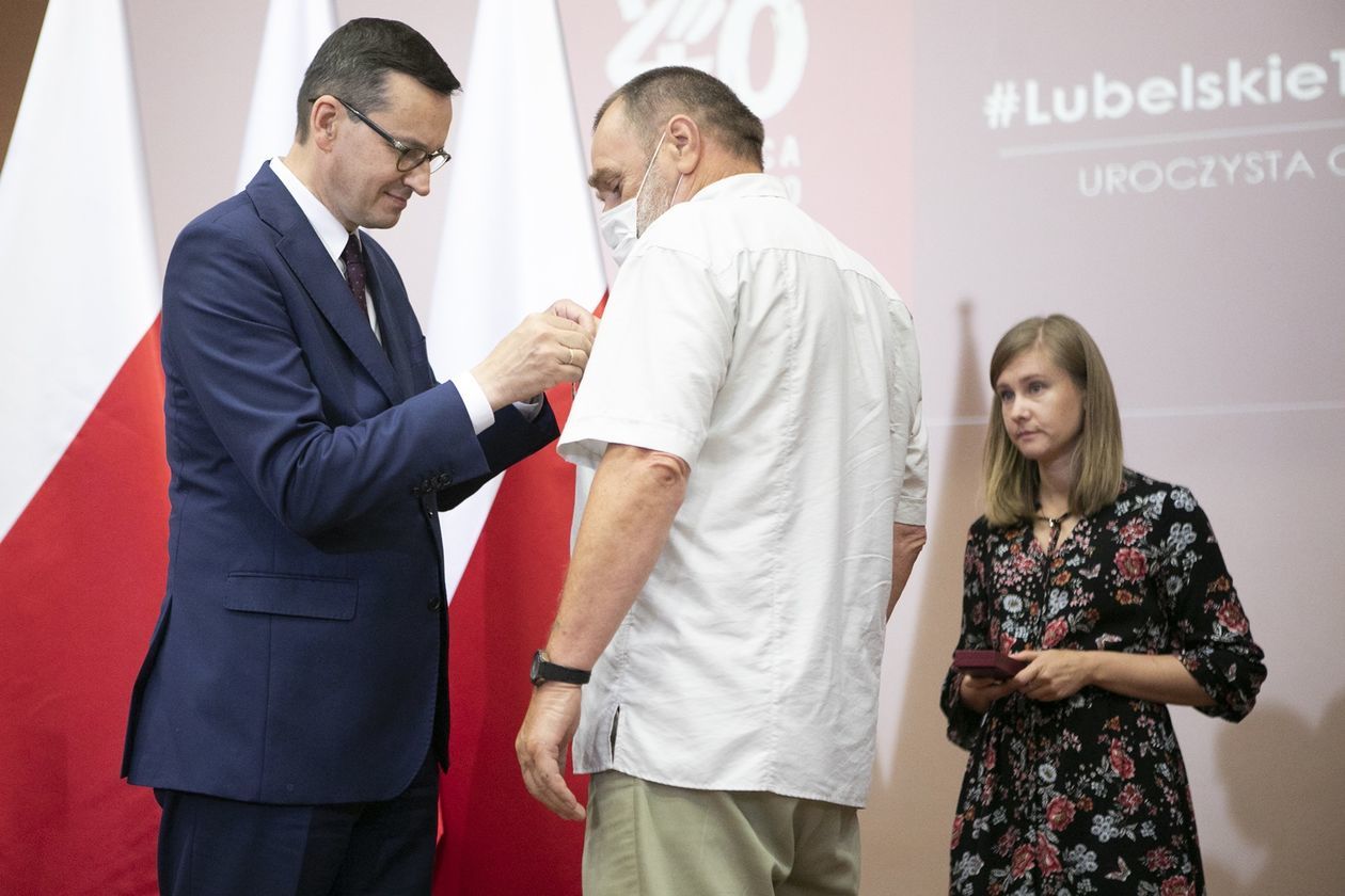  Premier Mateusz Morawiecki na uroczystości rocznicy Lubelskiego Lipca (zdjęcie 1) - Autor: Jacek Szydłowski