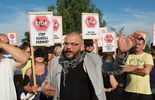 Protest mieszkańców przeciwko budowie kurników w Pałecznicy-Kolonii (zdjęcie 5)