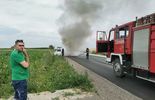 Pożar auta w miejscowości Łubki (pow. lubelski) (zdjęcie 5)