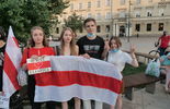 Manifestacja w Lublinie: Akcja solidarności z narodem białoruskim (zdjęcie 3)
