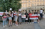 Manifestacja w Lublinie: Akcja solidarności z narodem białoruskim (zdjęcie 2)