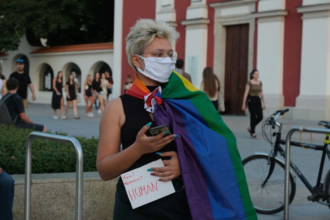  Milczący protest w Lublinie (zdjęcie 1) - Autor: Maciej Kaczanowski