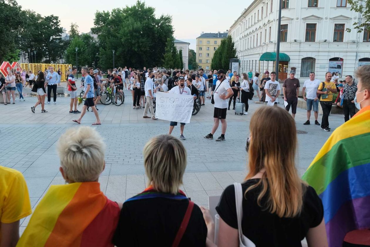  Milczący protest w Lublinie (zdjęcie 1) - Autor: Maciej Kaczanowski