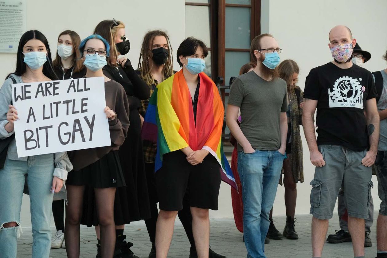  Milczący protest w Lublinie (zdjęcie 1) - Autor: Maciej Kaczanowski