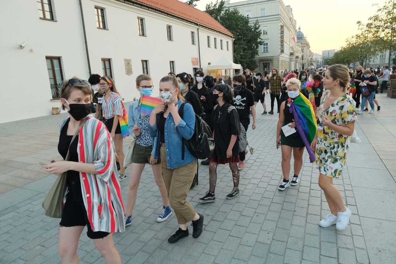  Milczący protest w Lublinie (zdjęcie 1) - Autor: Maciej Kaczanowski