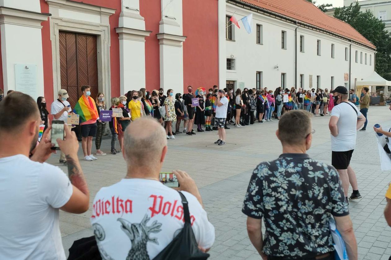  Milczący protest w Lublinie (zdjęcie 1) - Autor: Maciej Kaczanowski