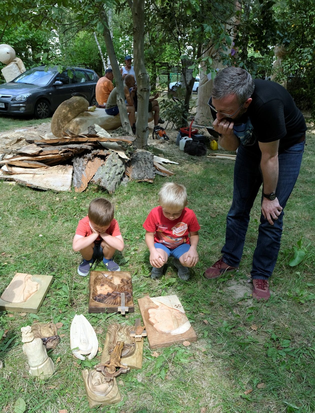  Plener rzeźbiarski Nad Bystrzycą (zdjęcie 1) - Autor: Maciej Kaczanowski