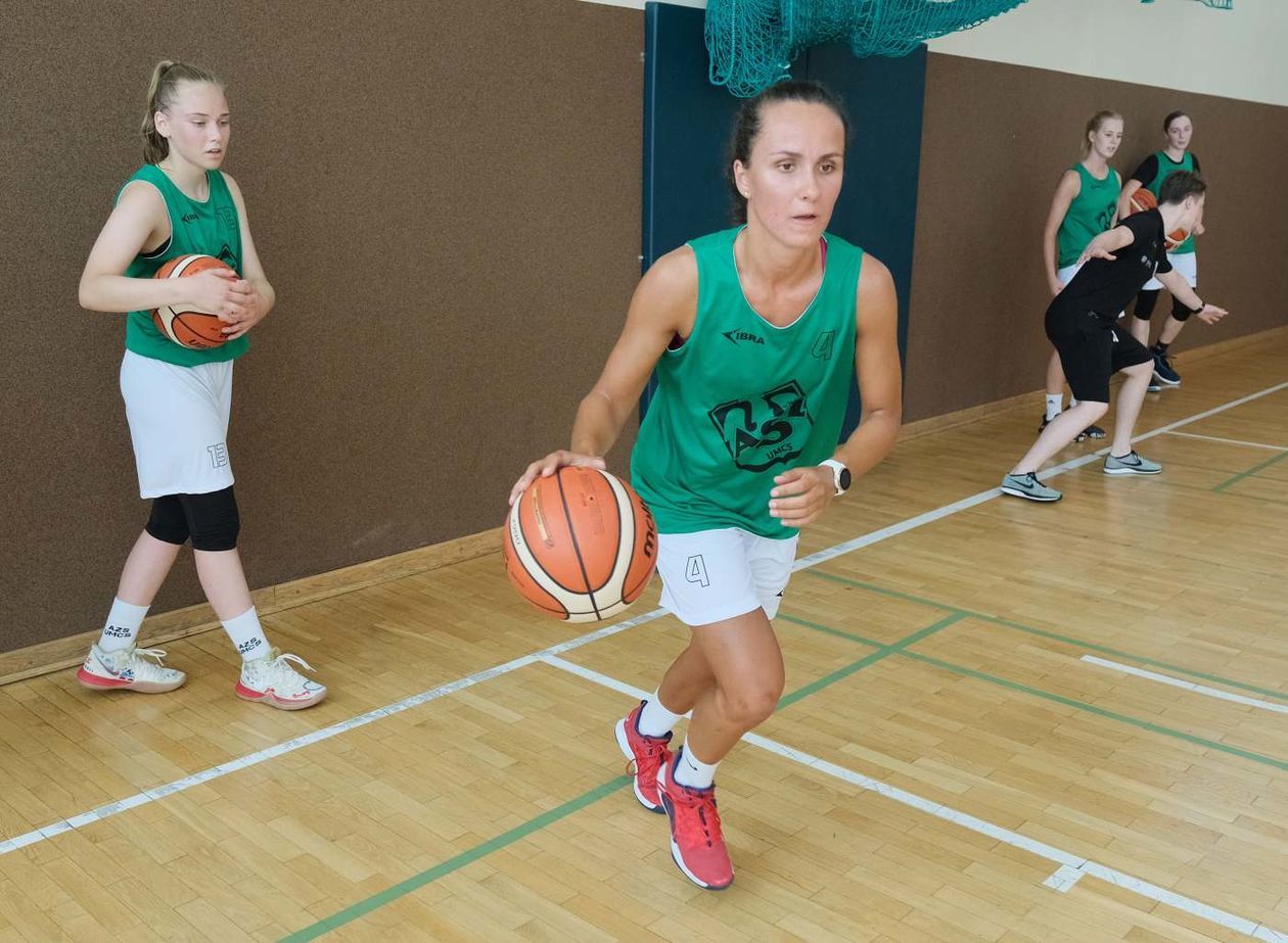  Trening koszykarek Pszczółki Polski Cukier AZS UMCS Lublin (zdjęcie 1) - Autor: Maciej Kaczanowski