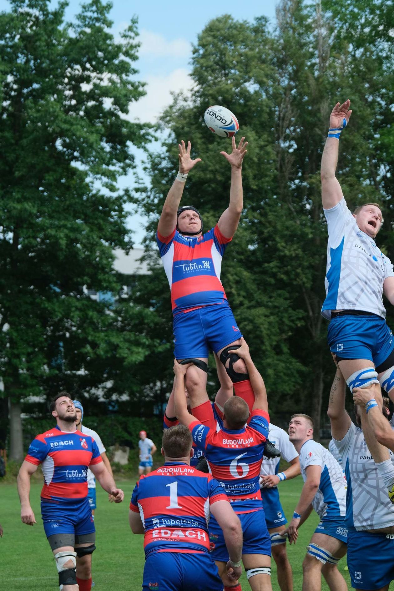  Mecz rugby: Edach Budowlani Lublin vs Juvenia Kraków (zdjęcie 1) - Autor: Maciej Kaczanowski