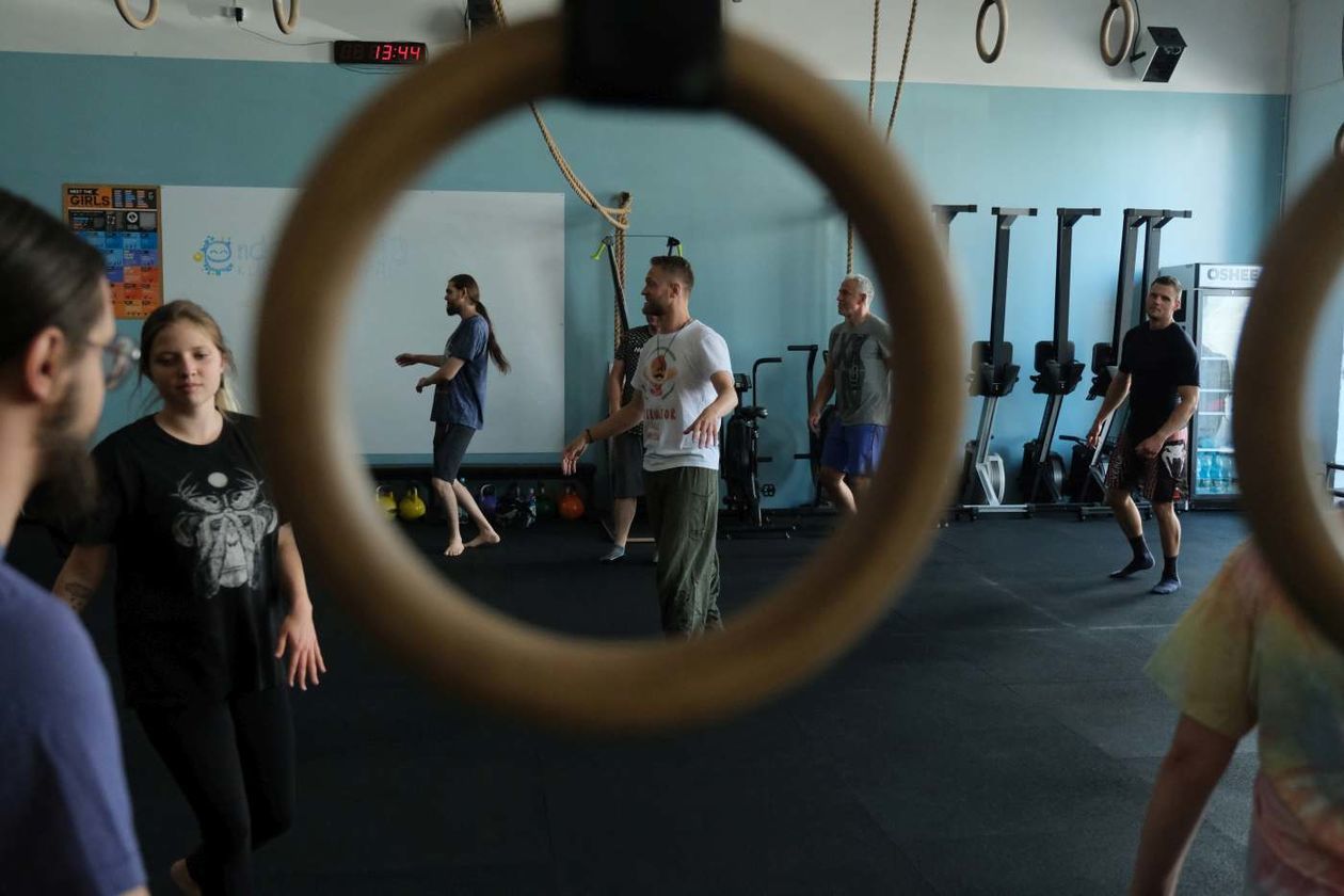  Joga Śmiechu w klubie CrossFit Lublin (zdjęcie 1) - Autor: Maciej Kaczanowski