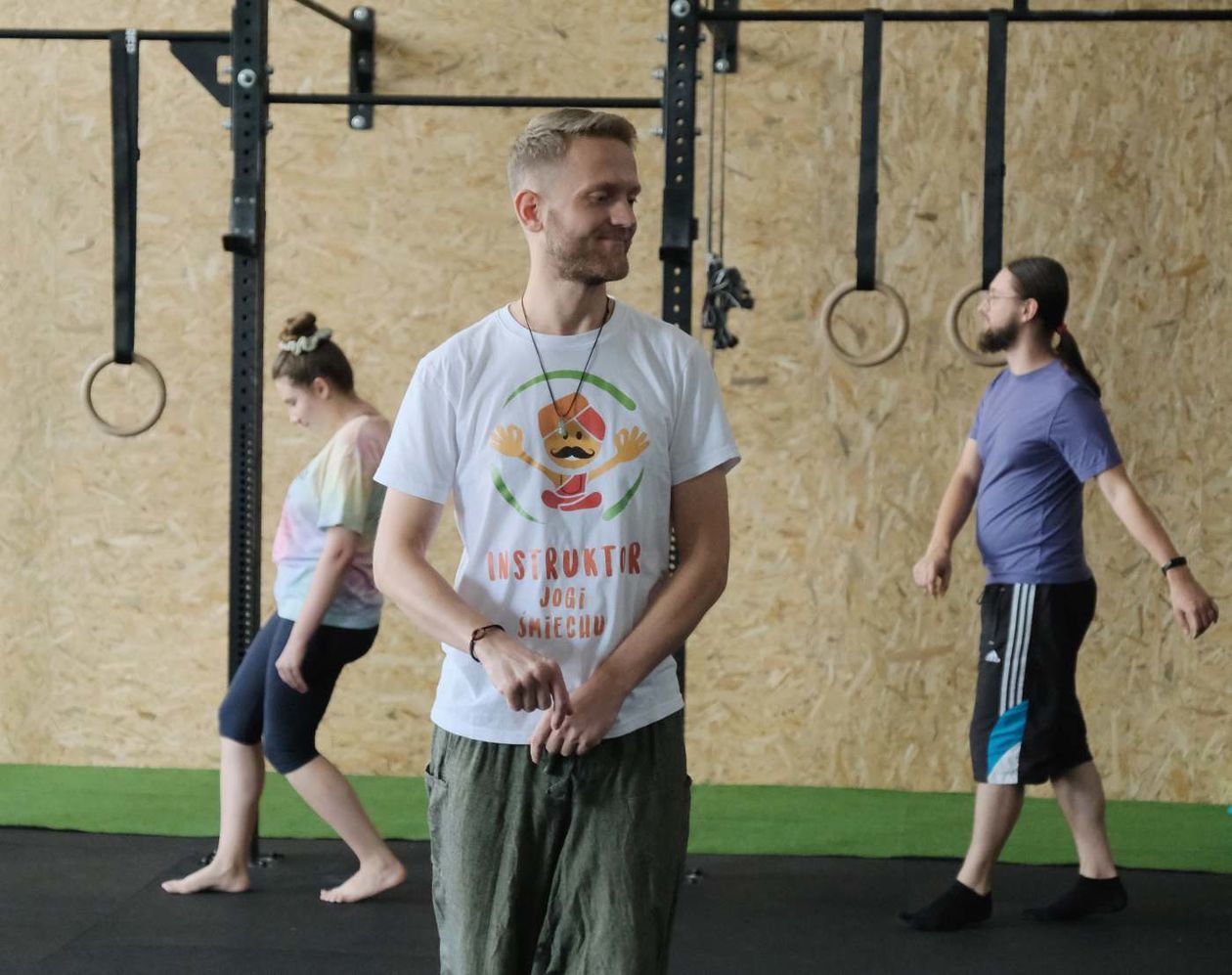  Joga Śmiechu w klubie CrossFit Lublin (zdjęcie 1) - Autor: Maciej Kaczanowski