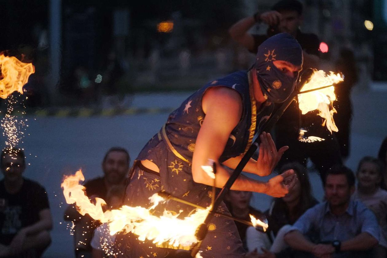  Na pożegnanie lata Szafa Show fireshow (zdjęcie 1) - Autor: Maciej Kaczanowski