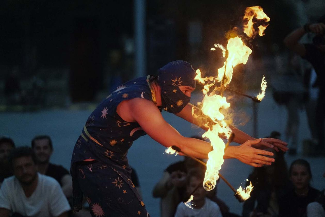  Na pożegnanie lata Szafa Show fireshow (zdjęcie 1) - Autor: Maciej Kaczanowski