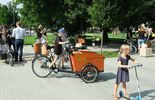 Pokaz rowerów cargo na placu Litewskim (zdjęcie 4)
