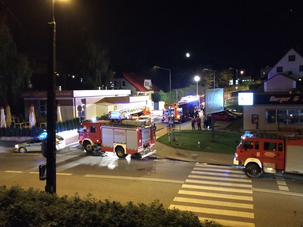 Pożar w pizzerii w Puławach