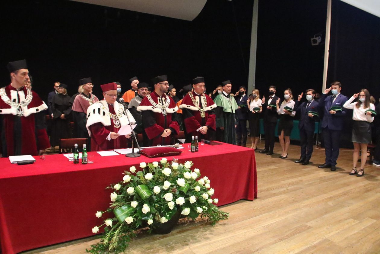  Inauguracja roku akademickiego na Uniwersytecie Przyrodniczym (zdjęcie 1) - Autor: Piotr Michalski