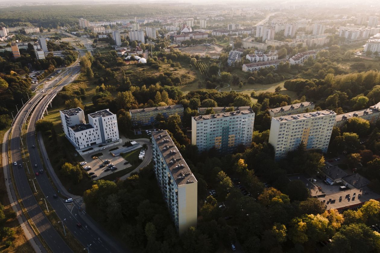  Lublin z powietrza. LSM (zdjęcie 33) - Autor: Jacek Szydłowski