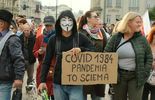 Nie wierzą w pandemię. Protest w Lublinie (zdjęcie 5)