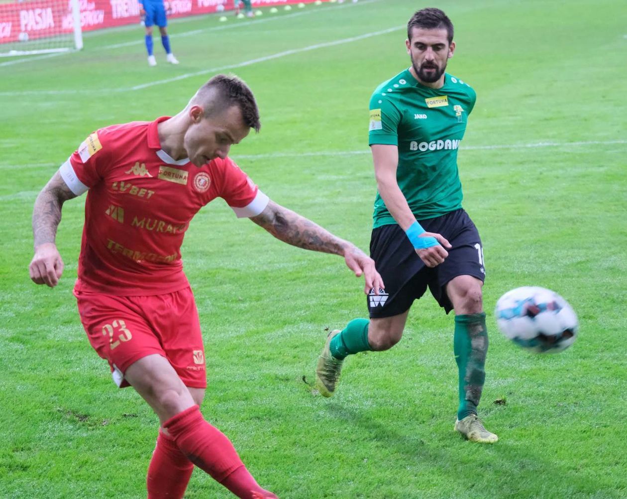  Górnik Łęczna - Widzew Łódź 0:0 (zdjęcie 1) - Autor: Maciej Kaczanowski