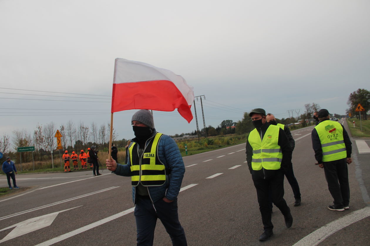  Protest rolników w Międzyrzecu Podlaskim (zdjęcie 18) - Autor: Ewelina Burda