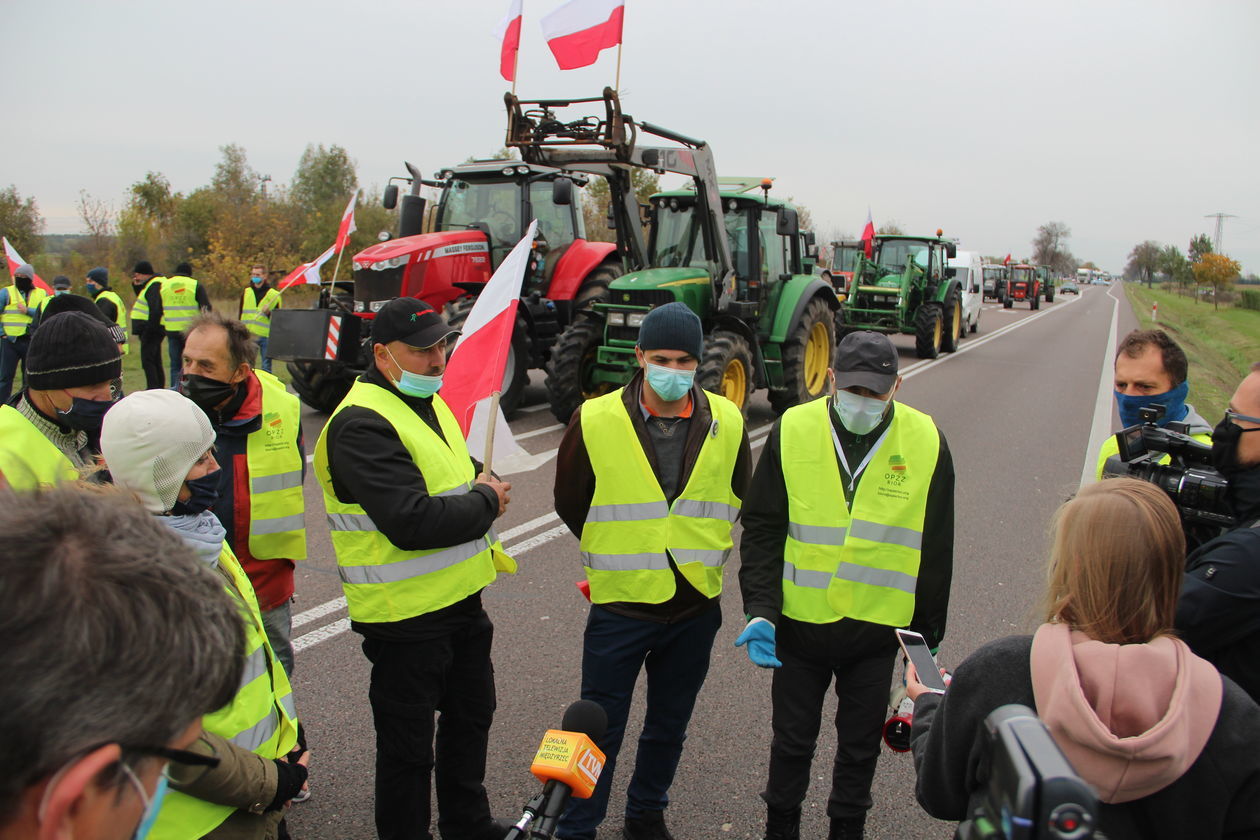  Protest rolników w Międzyrzecu Podlaskim (zdjęcie 10) - Autor: Ewelina Burda
